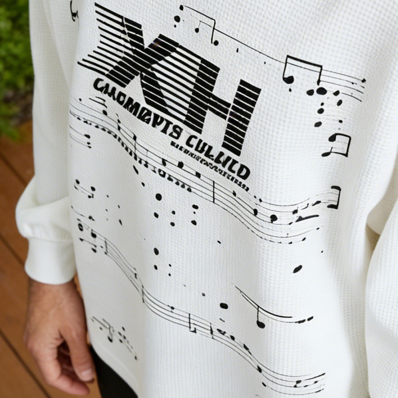 XH-Fashion Customizable Distressed Cotton Tee - Edgy Streetwear Style