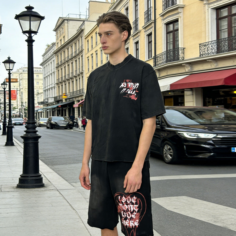 XH-Fashion Pure Cotton Men's T-Shirt with Print - Stylish and Comfortable  Men Tracksuit Manufacturer