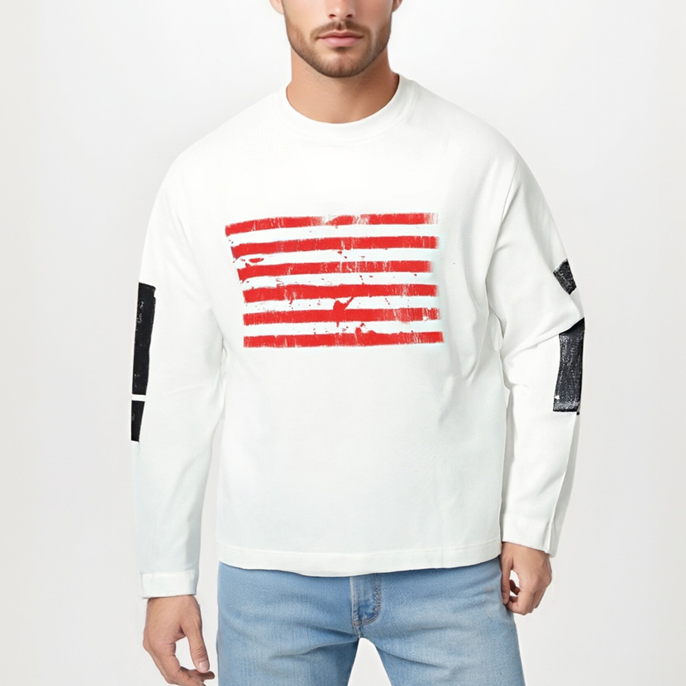 XH-Fashion Customizable Distressed Cotton Tee - Edgy Streetwear Style