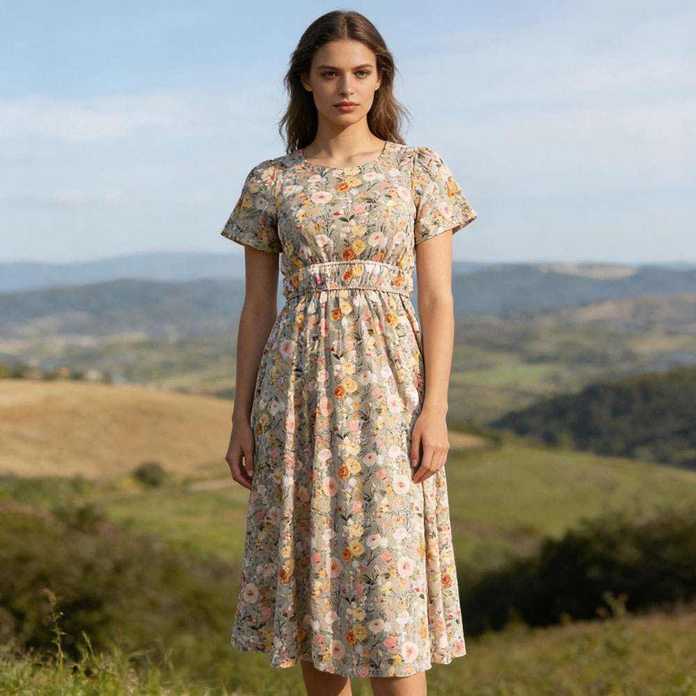 XH-Fashion  OEM Women's Long Dress Maternity Long Dress - Elegant Women's Maxi Dress for Expecting Moms Women Dress Manufacturer Supplier