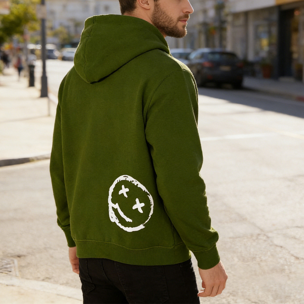 XH-Fashion Customizable Distressed Cotton Hoodie - Edgy Streetwear Style