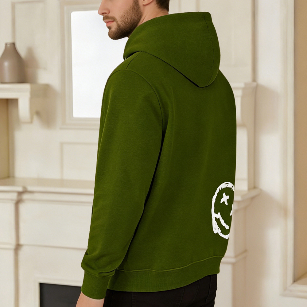 XH-Fashion Customizable Distressed Cotton Hoodie - Edgy Streetwear Style-product
