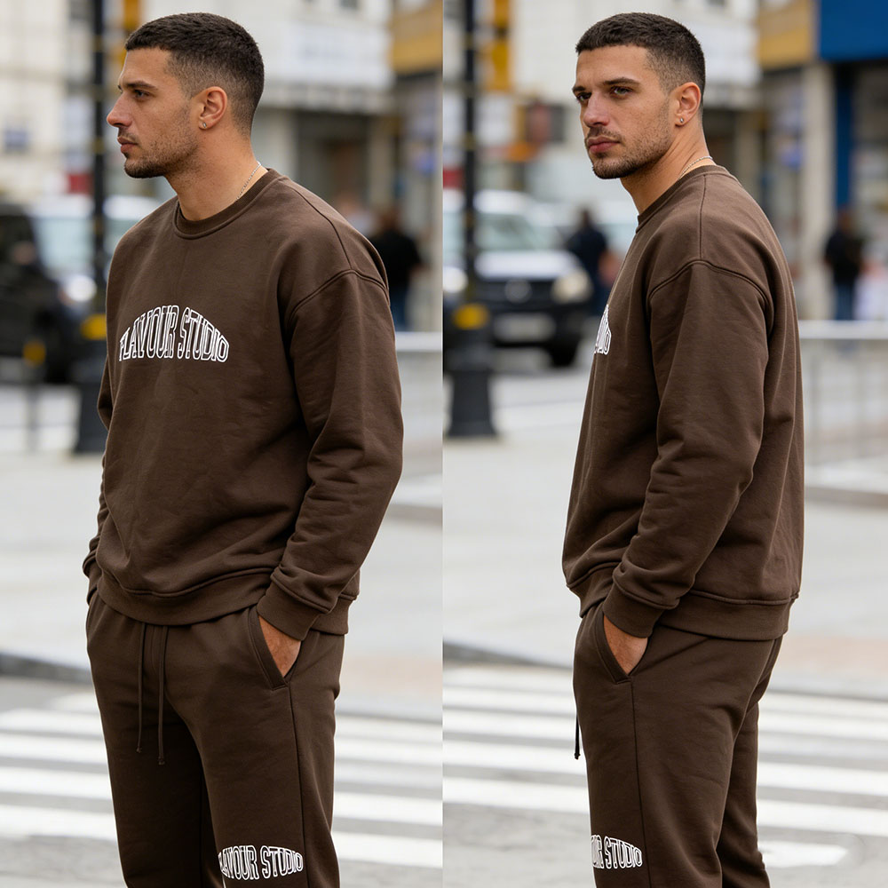 XH-Fashion Street Style Men's Printed Hoodie Hoodie And Sweatpants Set Men Tracksuit Manufacturer-product