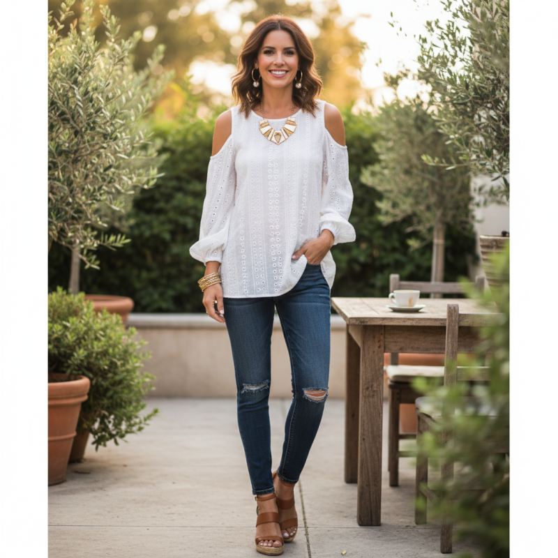 What is a Cold Shoulder Blouse and How to Style It?