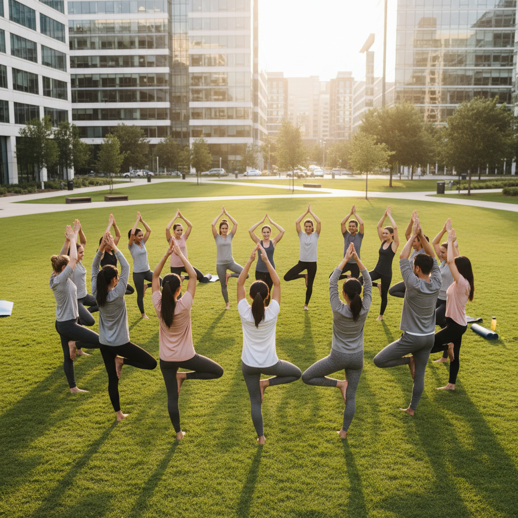 Yoga Pants For Corporate Team Building