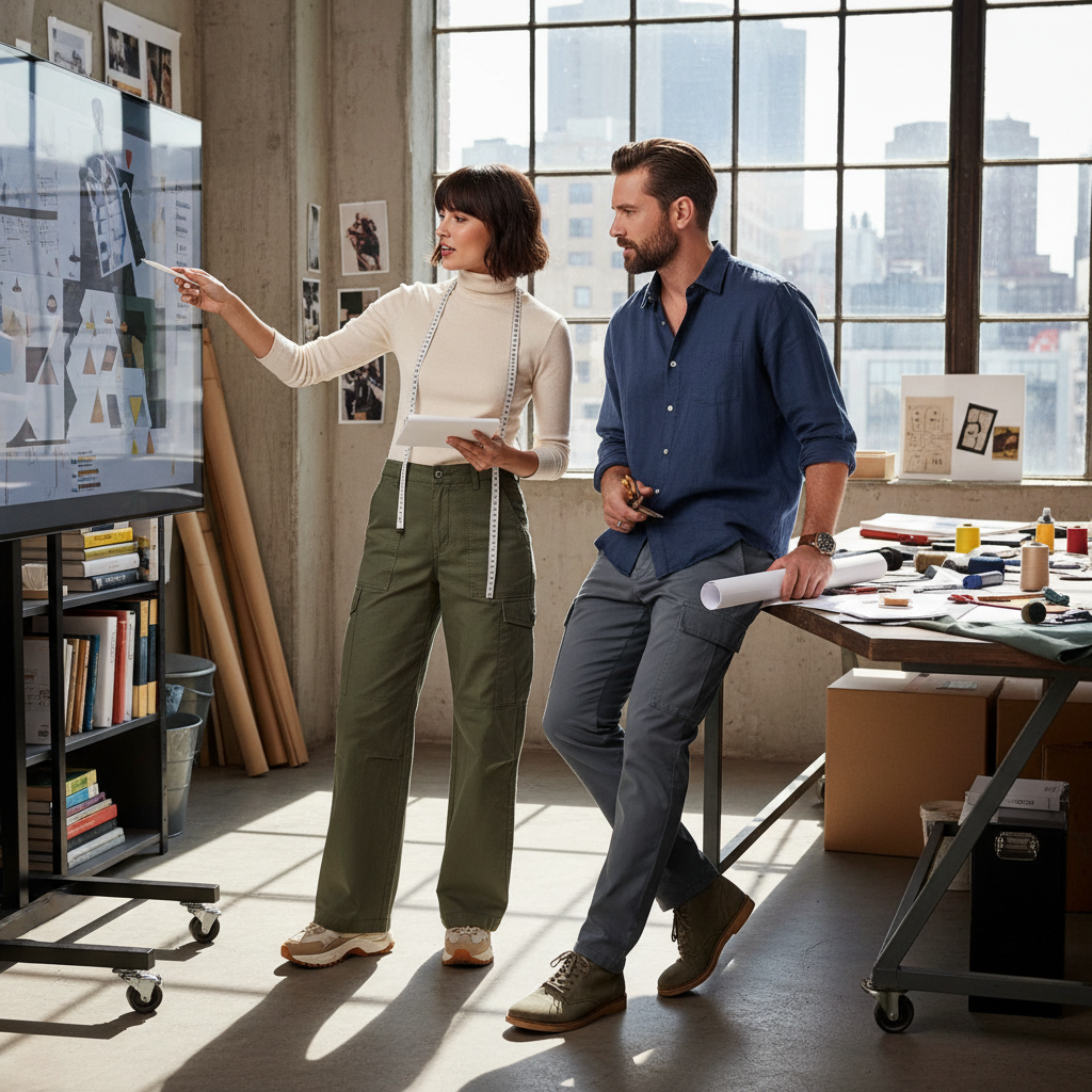 Cargo Trousers For Creative Design Studios