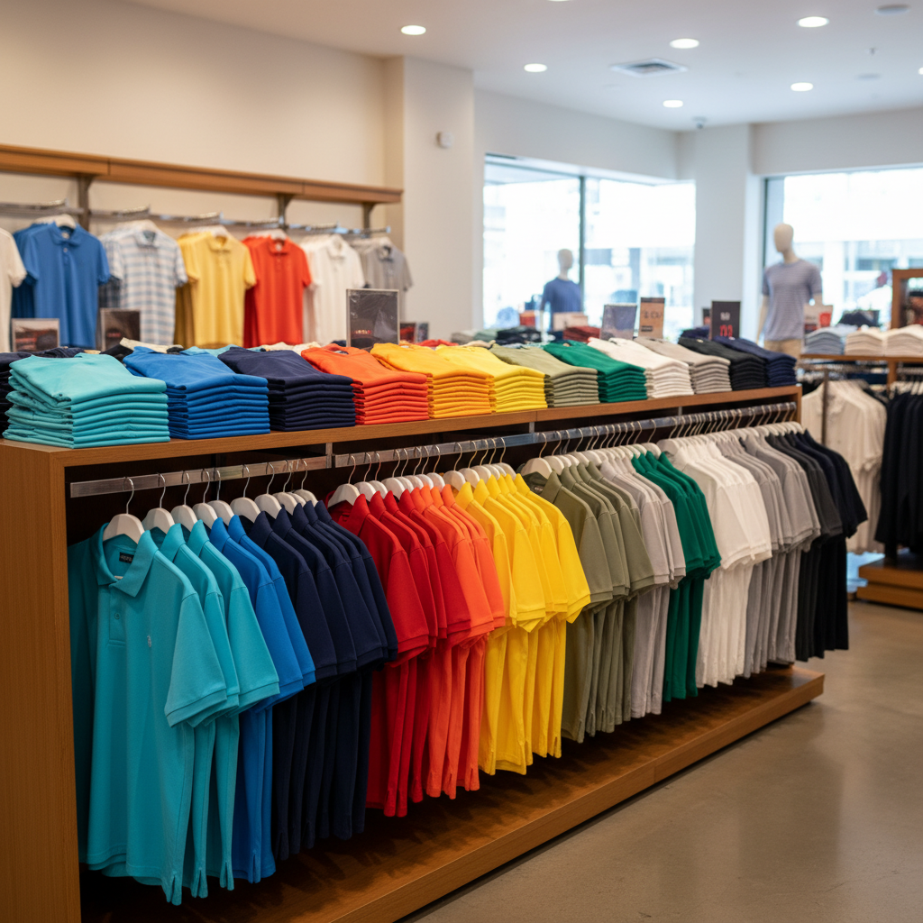 Polo Shirts For Retail Department Stores