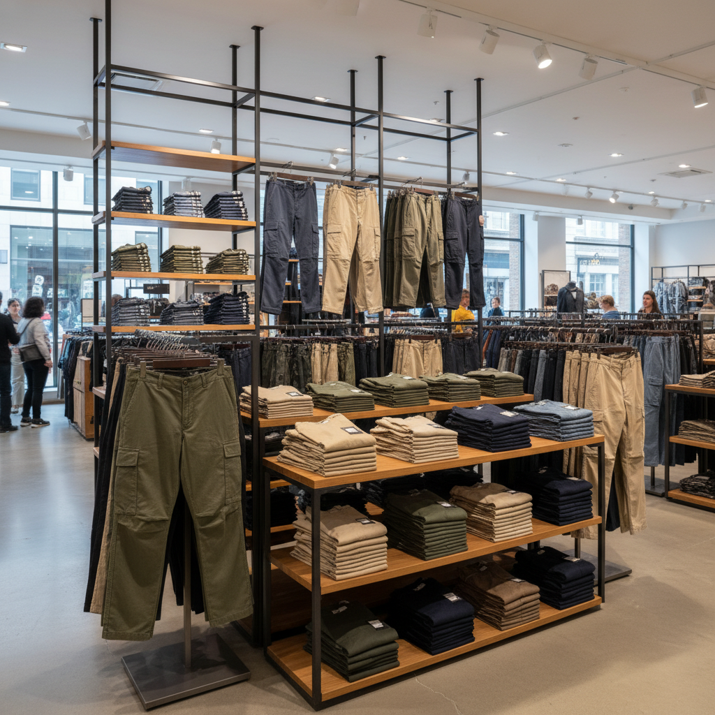Cargo Trousers For Retail Department Stores